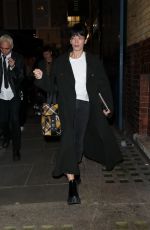 LILY ALLEN Leaves Noel Coward Theatre in London 10/15/2021