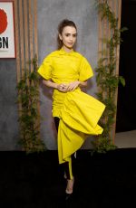 LILY COLLINS at 15th Annual Go Gala in Los Angeles 10/23/2021