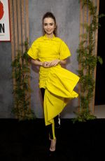 LILY COLLINS at 15th Annual Go Gala in Los Angeles 10/23/2021