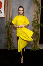 LILY COLLINS at 15th Annual Go Gala in Los Angeles 10/23/2021