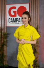 LILY COLLINS at 15th Annual Go Gala in Los Angeles 10/23/2021