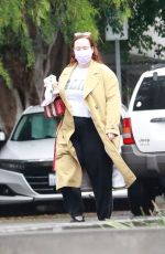LILY KERSHAW Out for Coffee and Breakfast in Los Feliz 10/25/2021