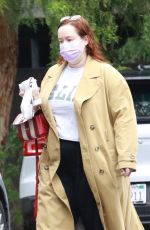 LILY KERSHAW Out for Coffee and Breakfast in Los Feliz 10/25/2021