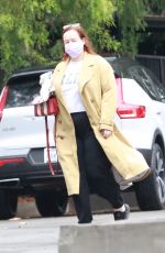 LILY KERSHAW Out for Coffee and Breakfast in Los Feliz 10/25/2021