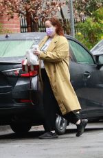 LILY KERSHAW Out for Coffee and Breakfast in Los Feliz 10/25/2021