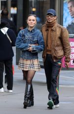 LILY-ROSE DEPP and Yassine Stein Out in Paris 10/11/2021