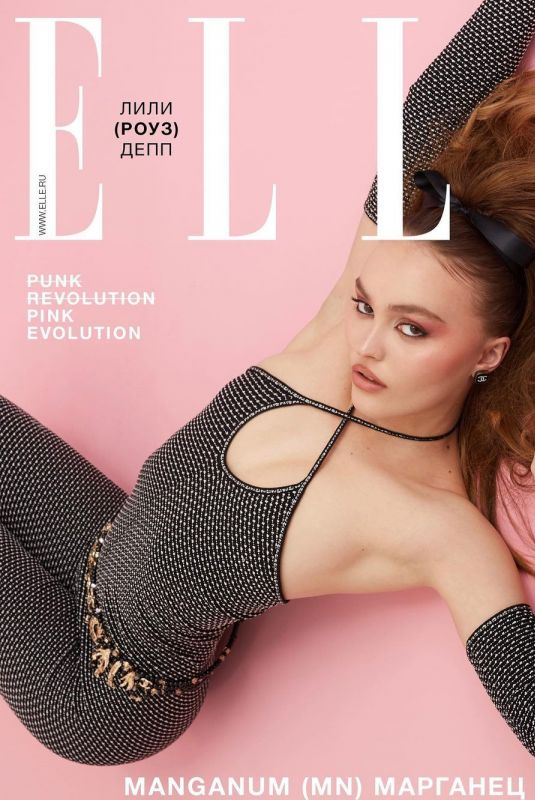 LILY-ROSE DEPP for Elle Magazine, Russia September 2021