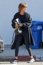 LISA RINNA Leaves a Hair Salon in West Hollywood 10/13/2021