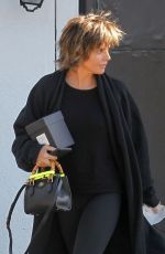 LISA RINNA Leaves a Hair Salon in West Hollywood 10/13/2021