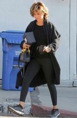 LISA RINNA Leaves a Hair Salon in West Hollywood 10/13/2021