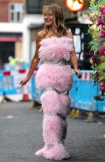 LIZZIE CUNDY Records Her Talk Radio Show in Chelsea 10/06/2021