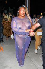 LIZZO Arrives at Cardi B’s 29th Birthday Party in Los Angeles 10/11/2021