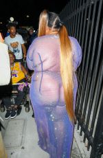 LIZZO Arrives at Cardi B’s 29th Birthday Party in Los Angeles 10/11/2021
