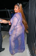 LIZZO Arrives at Cardi B’s 29th Birthday Party in Los Angeles 10/11/2021