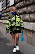 LOLO ZOUAI Out at Paris Fashion Week 10/01/2021