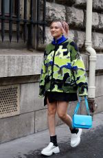LOLO ZOUAI Out at Paris Fashion Week 10/01/2021