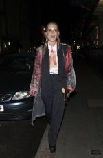 LOTTIE MOSS Arrives at Halloween Party at Isabel in London 10/29/2021