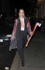 LOTTIE MOSS Arrives at Halloween Party at Isabel in London 10/29/2021