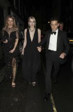 LUCY BOYNTON and Rami Malek Leaves No Time to Die Premiere Afterparty in London 09/28/2021