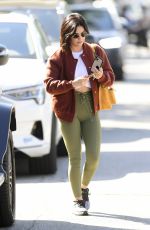 LUCY HALE Heading to a Gym in Los Angeles 10/14/2021