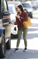 LUCY HALE Heading to a Gym in Los Angeles 10/14/2021