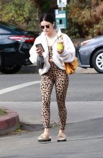 LUCY HALE Out for Coffee in Studio City 10/24/2021
