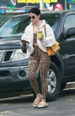 LUCY HALE Out for Coffee in Studio City 10/24/2021