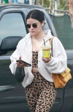 LUCY HALE Out for Coffee in Studio City 10/24/2021