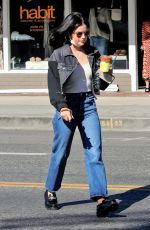 LUCY HALE Out for Coffee in Studio City 10/28/2021