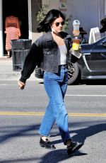 LUCY HALE Out for Coffee in Studio City 10/28/2021