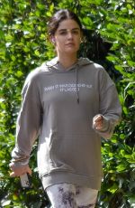 LUCY HALE Out Hiking in Studio City 10/18/2021