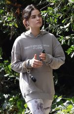 LUCY HALE Out Hiking in Studio City 10/18/2021