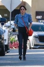 LUCY HALE Out in Los Angeles 10/24/2021