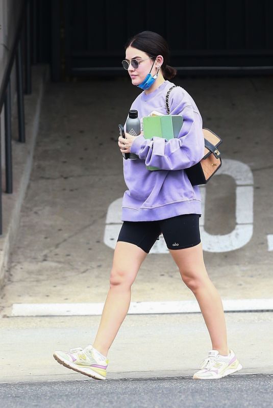LUCY HALE Out in West Hollywood 09/30/2021