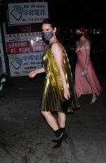LUCY LIU Night Out in New York 10/10/2021