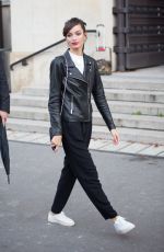 LUMA GROTHE Leaves L’Oreal Show at Paris Fashion Week 10/03/2021