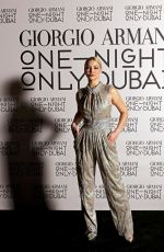 MADELYN CLINE at Giorgio Armani One Night Only Dubai Fashion Show Photocall at Armani Hotel Dubai 10/26/2021