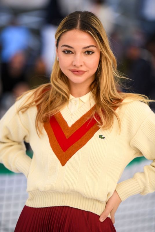 MADELYN CLINE at Lacoste Womenswear Spring/Summer 2022 Show at Paris Fashion Week 10/05/2021
