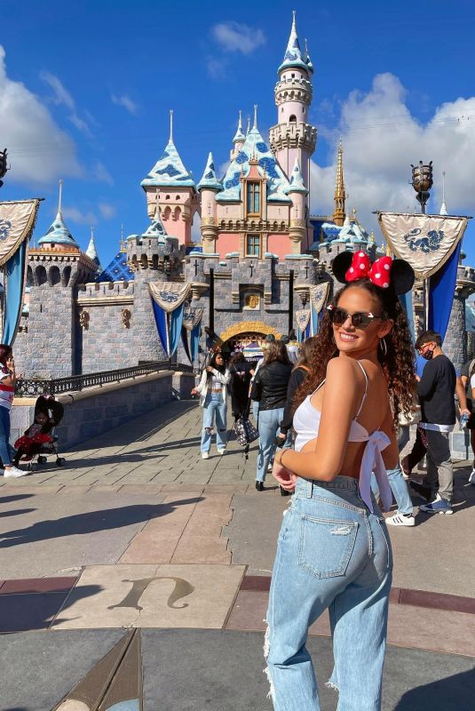 MADISON PETTIS at Disneyland - Instagram Photos 10/25/2021