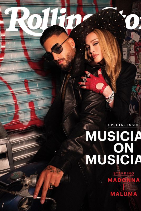 MADONNA and Maluma in Rolling Stone Magazine, November 2021
