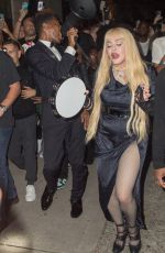 MADONNA Performs at Midnight Show at Red Rooster in New York 10/09/2021
