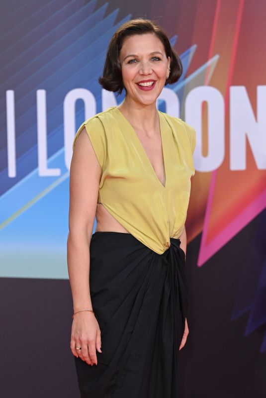 MAGGIE GYLLENHAAL at The Lost Daughter Premiere at BFI London Film Festival 10/13/2021