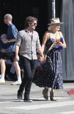 MALIN AKERMAN and Jack Donnelly Out for Lunch at Lil Dom