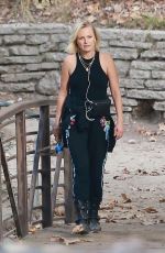 MALIN AKERMAN Out Hiking at Griffith Park in Los Feliz 10/11/2021