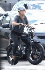 MALIN AKERMAN Out Riding Her Super 73 Electric Bike in Los Feliz 10/05/2021