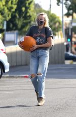 MALIN AKERMAN Out to Buy a Pumpkin in Los Feliz 10/24/2021