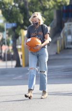 MALIN AKERMAN Out to Buy a Pumpkin in Los Feliz 10/24/2021