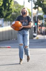 MALIN AKERMAN Out to Buy a Pumpkin in Los Feliz 10/24/2021