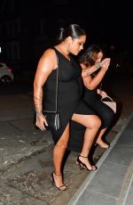 MALIN ANDERSSON Celebrates Her 29th Birthday with a Friend in London 10/23/2021
