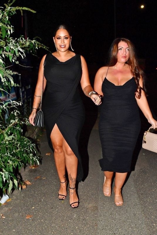 MALIN ANDERSSON Celebrates Her 29th Birthday with a Friend in London 10/23/2021